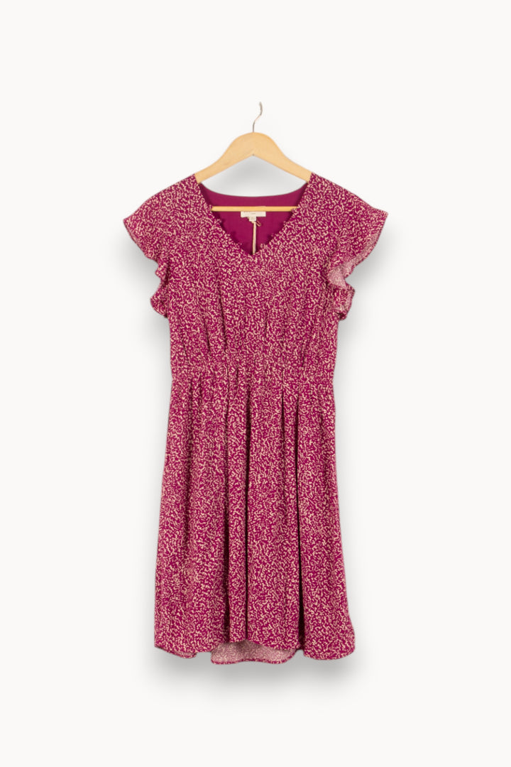 Robe Courte Violette - Taille XS/34 de la marque Maison 123 | PARAD48289 - Vendu par Paradigme - Image 2