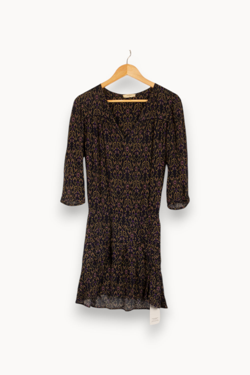 Robe Courte Noire et Jaune - Taille XS/34 de la marque ba&sh | PARAD48291 - Vendu par Paradigme - Image 2