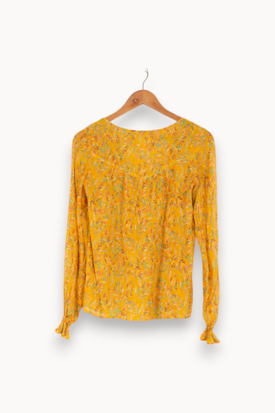 Blouse Jaune - Taille XS/34 de la marque Sézane | PARAD48293 - Vendu par Paradigme - Image 4
