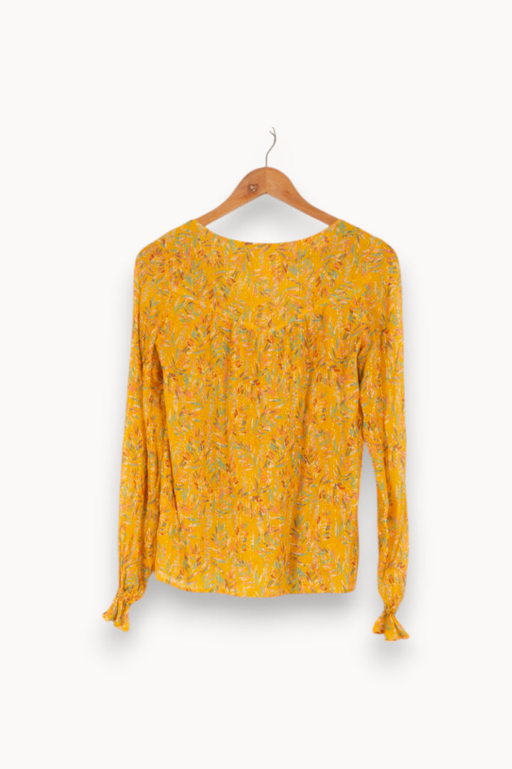 Blouse Jaune - Taille XS/34 de la marque Sézane | PARAD48293 - Vendu par Paradigme - Image 4