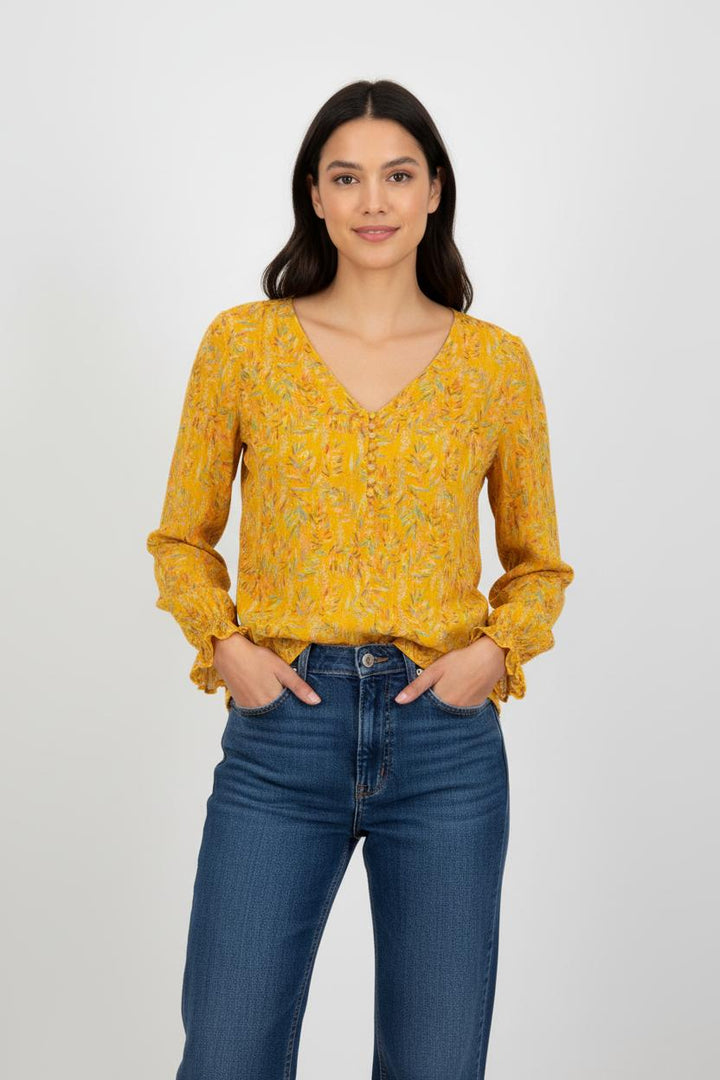 Blouse Jaune - Taille XS/34