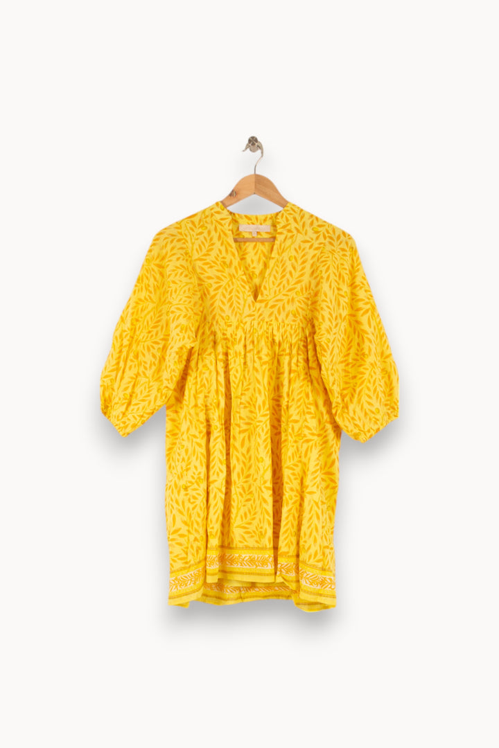 Robe Courte Jaune - Taille XS/34 de la marque Vanessa Bruno | PARAD48295 - Vendu par Paradigme - Image 2
