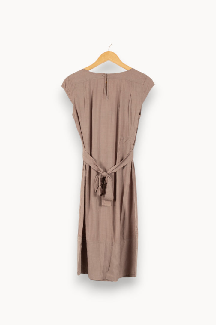 Robe Midi Taupe - Taille S/36 de la marque Comptoir des Cotonniers | PARAD48300 - Vendu par Paradigme - Image 4