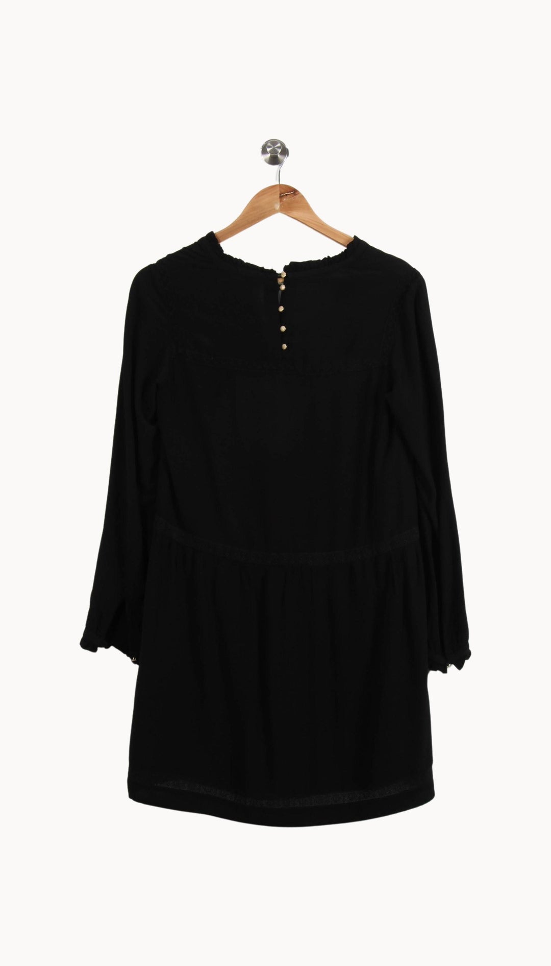 Robe noire - Taille S/36 de la marque Sézane | PARAD48302 - Vendu par Paradigme - Image 4
