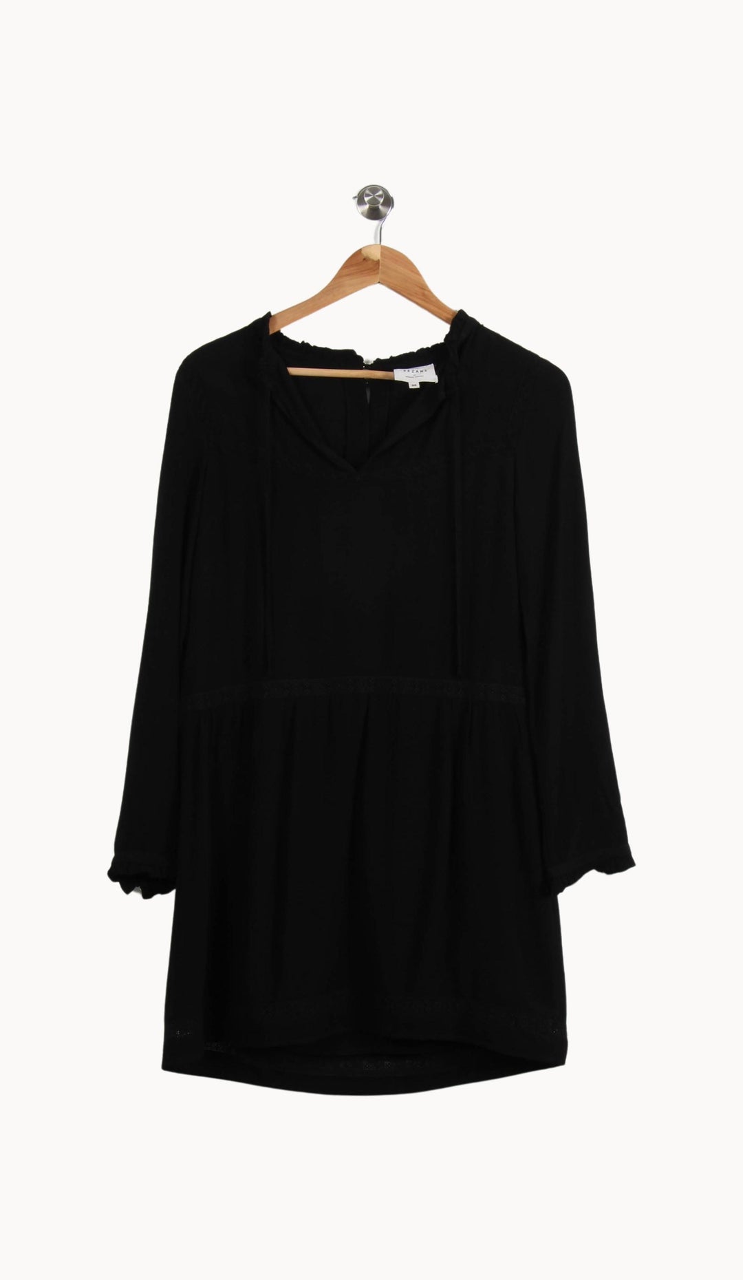 Robe noire - Taille S/36 de la marque Sézane | PARAD48302 - Vendu par Paradigme - Image 2