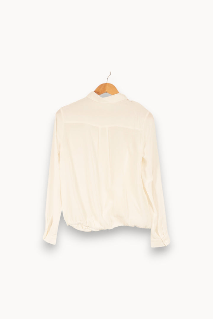 Chemise Blanche - Taille S/36 de la marque IKKS | PARAD48303 - Vendu par Paradigme - Image 4