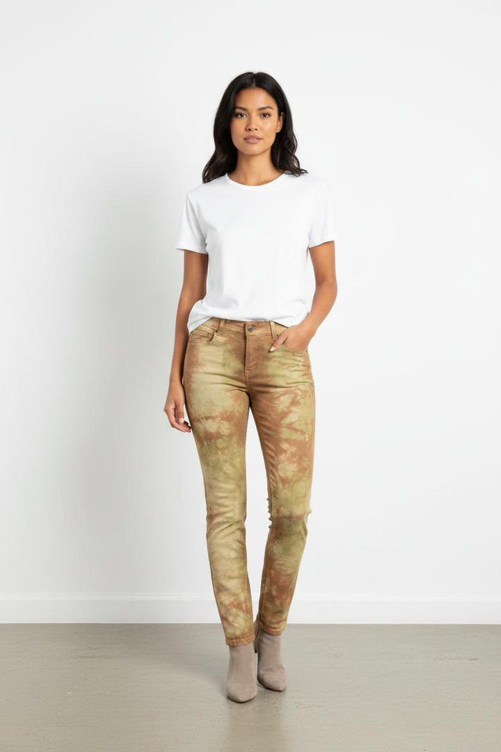 Jean Marron et Vert - Taille M/38