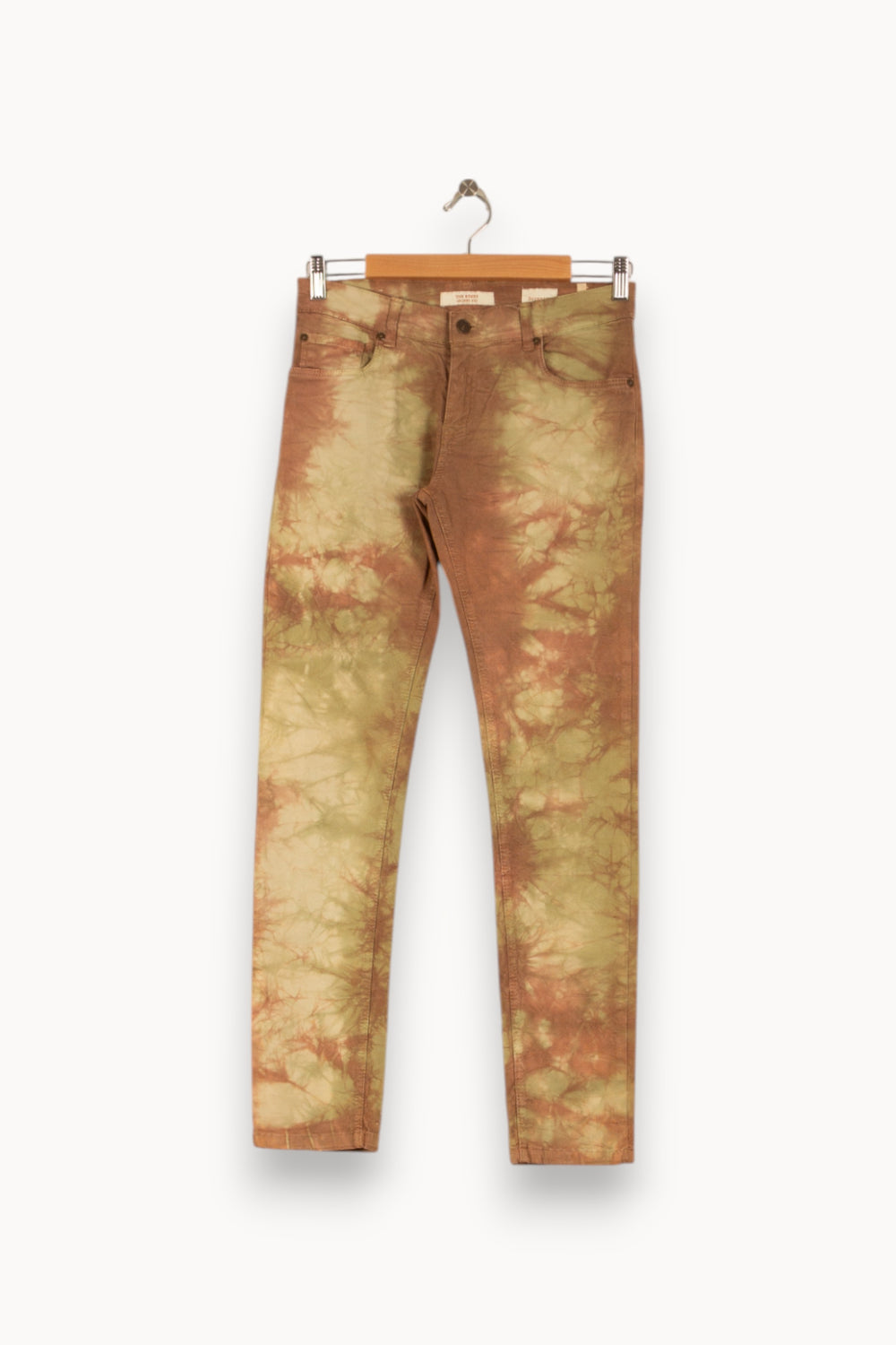 Jean Marron et Vert - Taille M/38 de la marque Bérénice | PARAD48314 - Vendu par Paradigme - Image 2