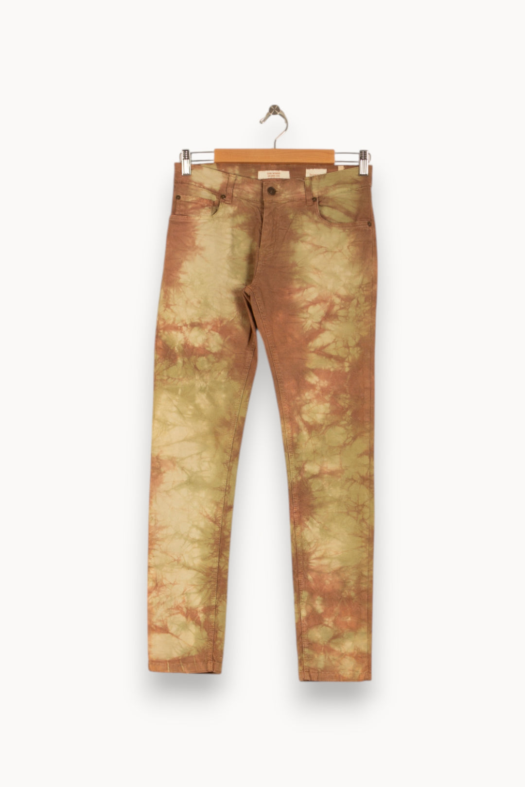 Jean Marron et Vert - Taille M/38 de la marque Bérénice | PARAD48314 - Vendu par Paradigme - Image 2