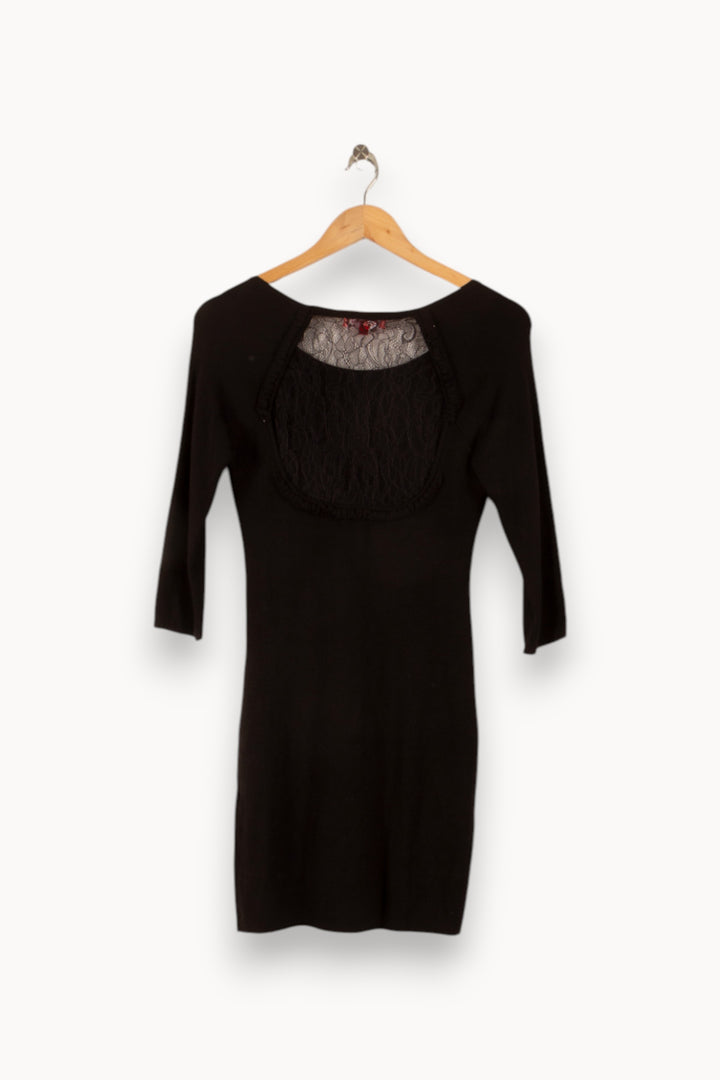 Robe Noire - Taille S/36 de la marque Derhy | PARAD48319 - Vendu par Paradigme - Image 4