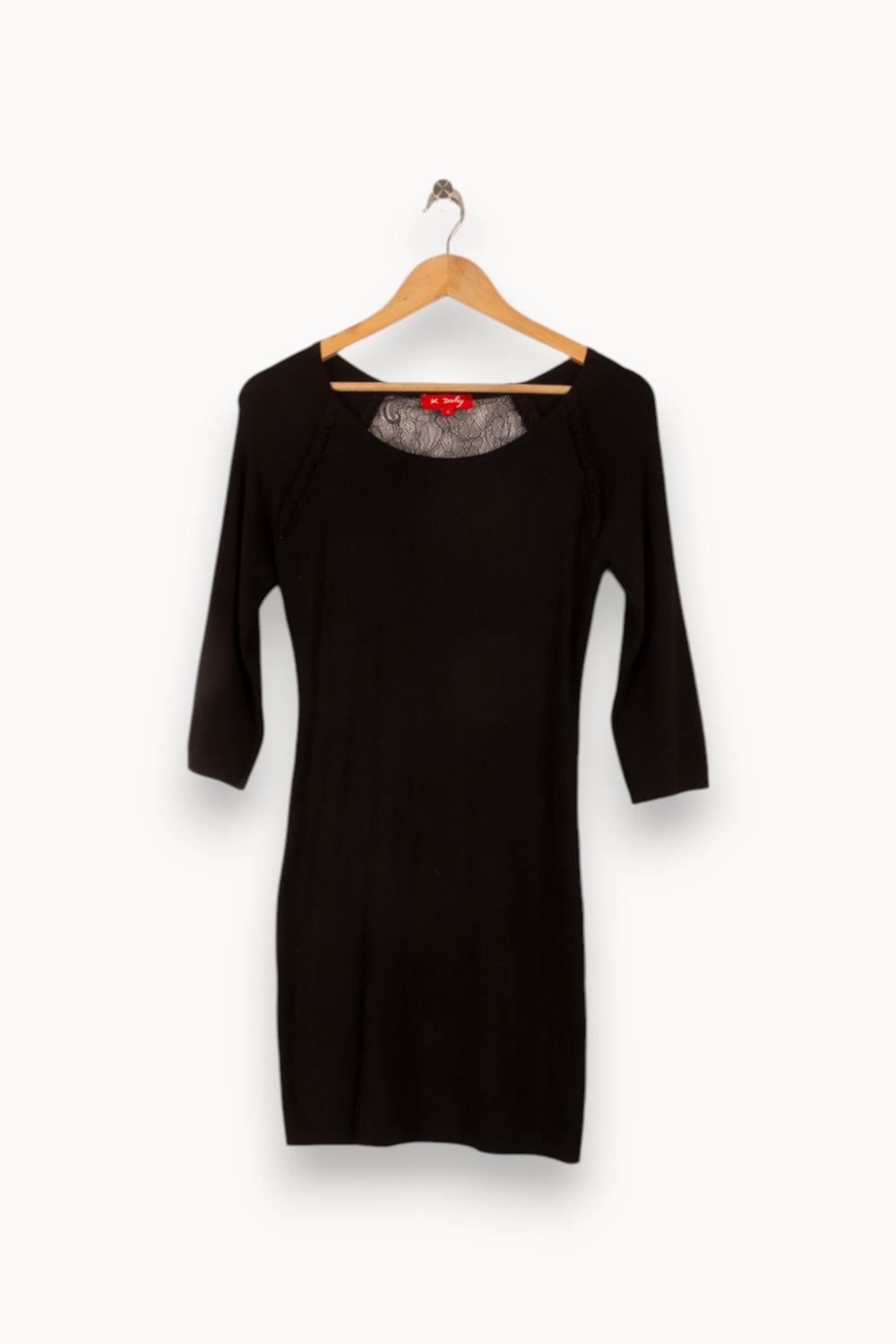 Robe Noire - Taille S/36 de la marque Derhy | PARAD48319 - Vendu par Paradigme - Image 2