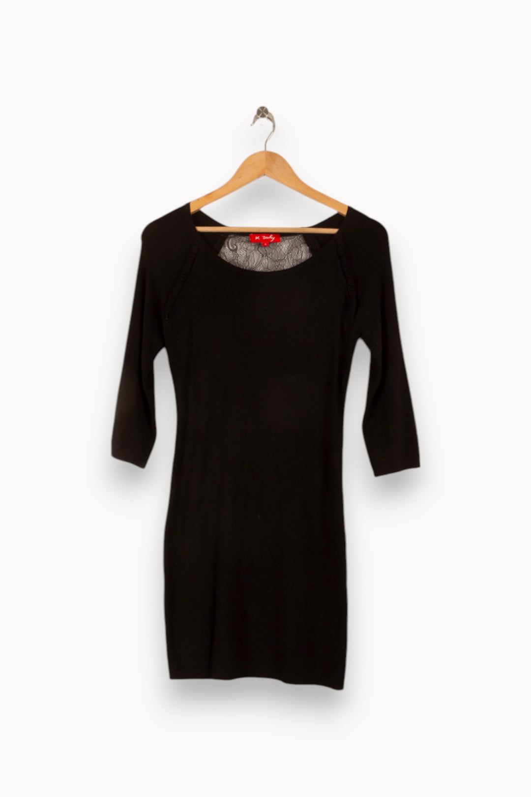 Robe Noire - Taille S/36 de la marque Derhy | PARAD48319 - Vendu par Paradigme - Image 2