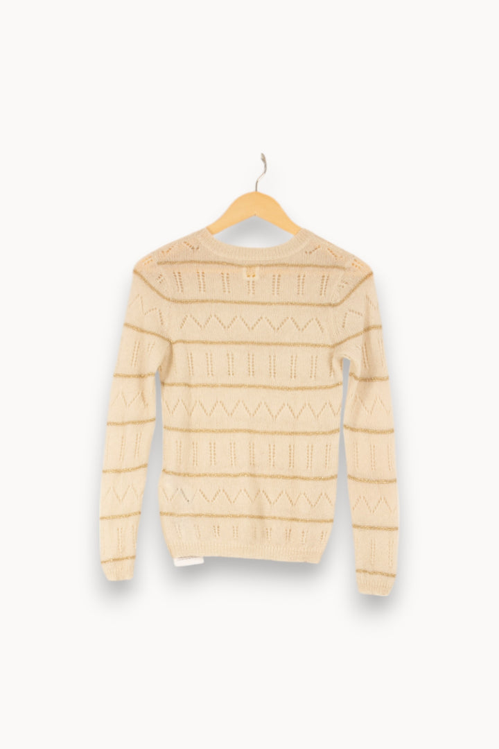 Pull Beige - Taille S/36 de la marque Des petits hauts | PARAD48320 - Vendu par Paradigme - Image 4