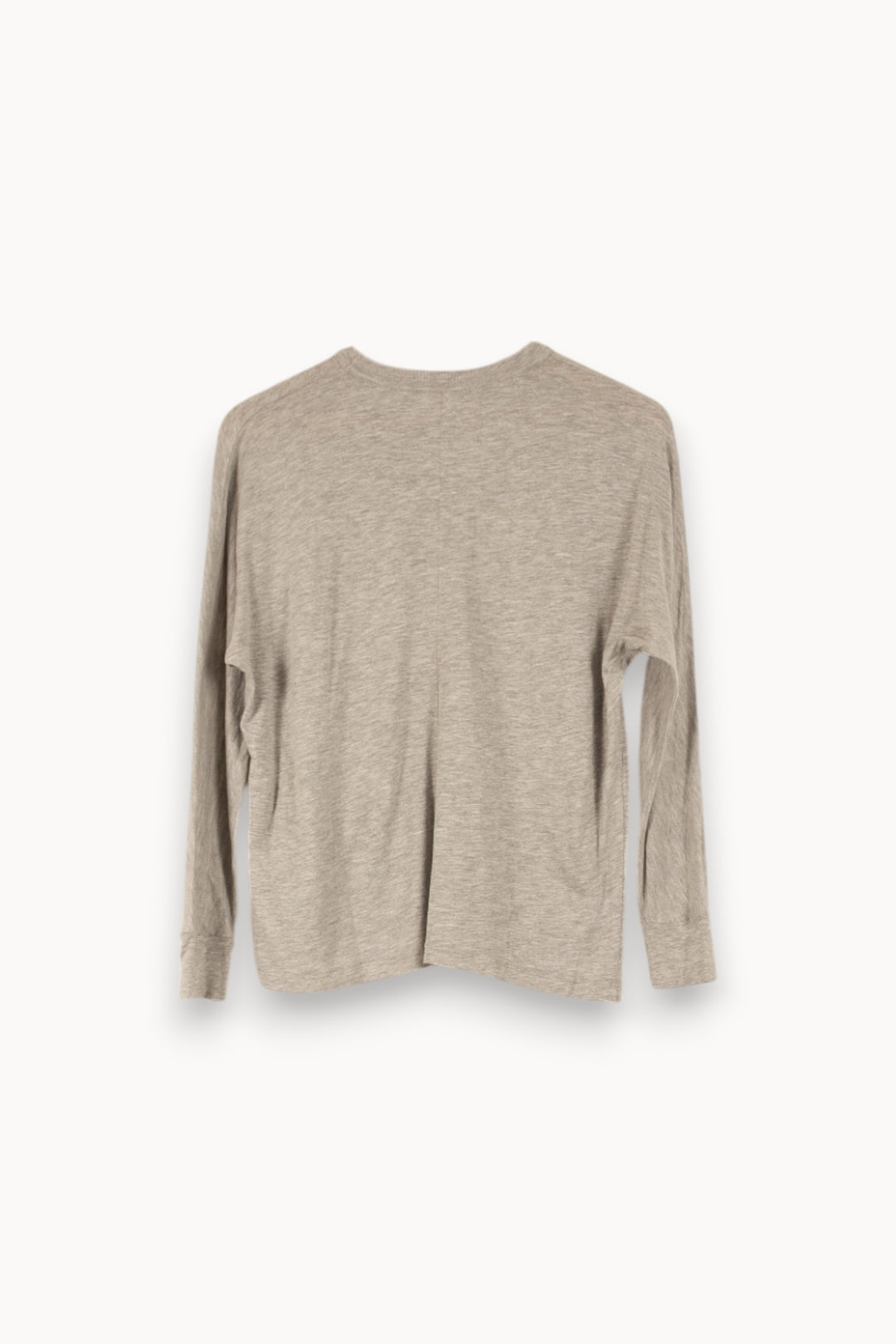 Tee-shirt Manches Longues Gris - Taille S/36 de la marque American Vintage | PARAD48322 - Vendu par Paradigme - Image 4