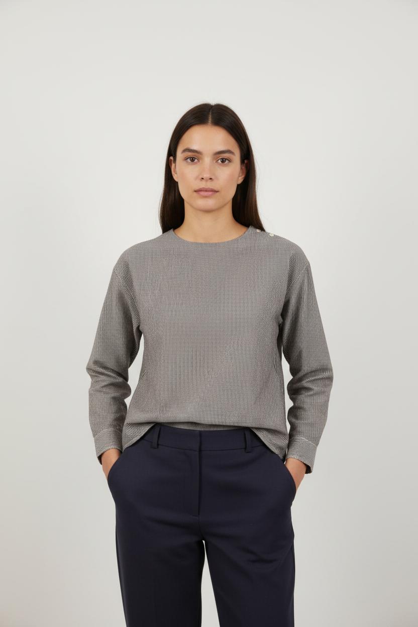 Blouse Grise - Taille M/38