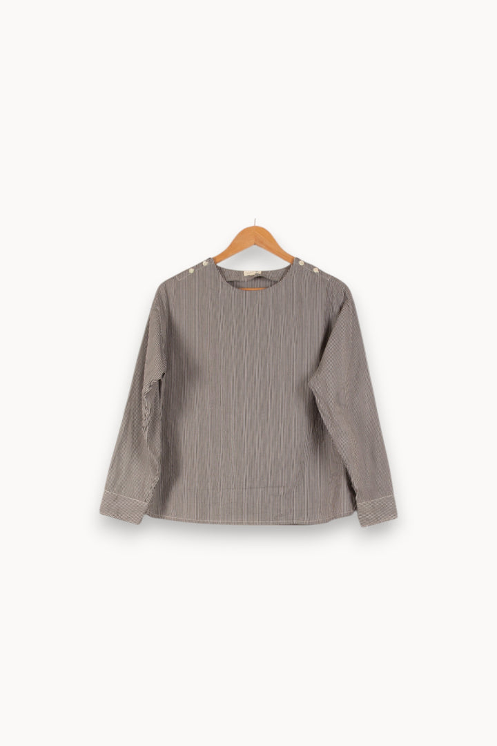 Blouse Grise - Taille M/38 de la marque Soeur | PARAD48327 - Vendu par Paradigme - Image 2