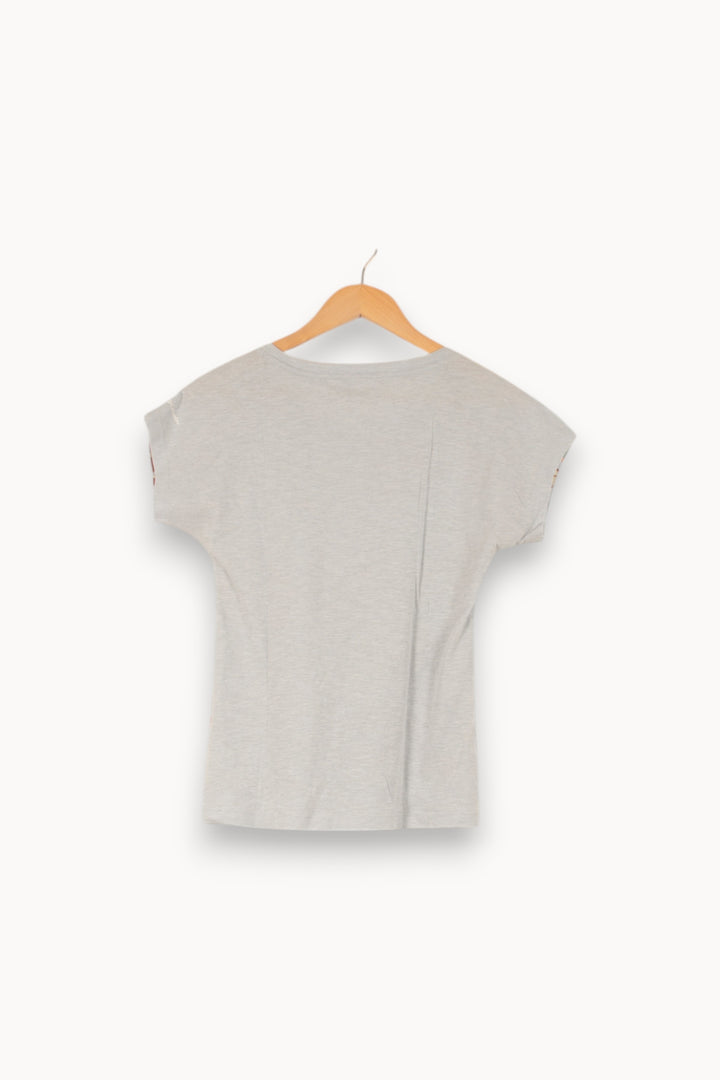T-shirt Gris et Orange - Taille S/36 de la marque Columbia | PARAD48329 - Vendu par Paradigme - Image 4