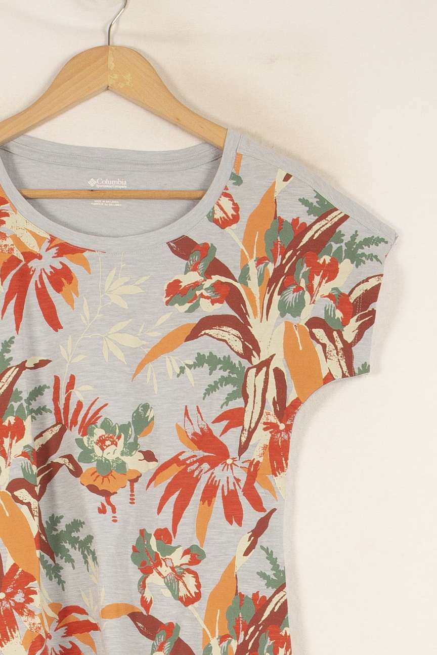 T-shirt Gris et Orange - Taille S/36 de la marque Columbia | PARAD48329 - Vendu par Paradigme - Image 3