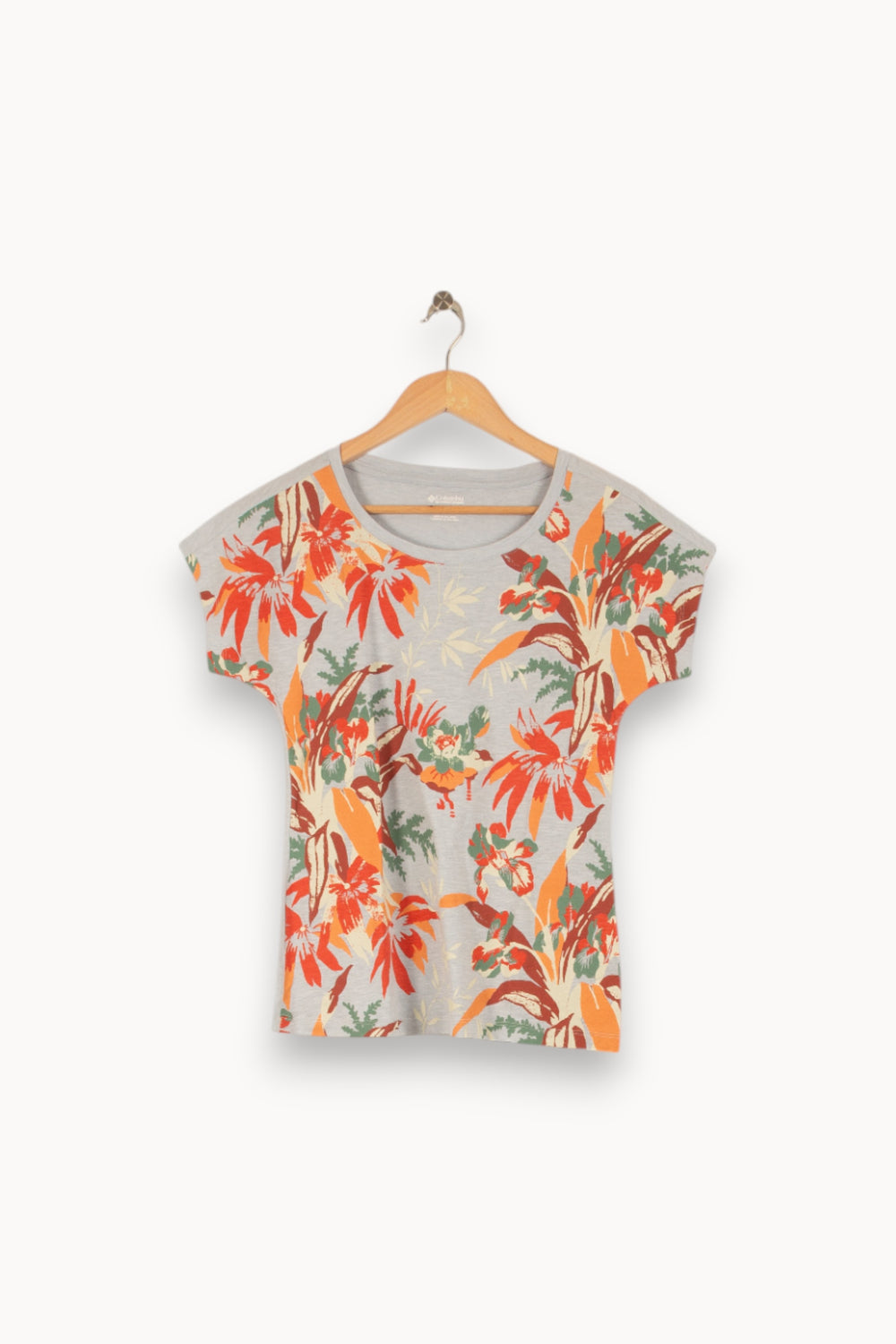 T-shirt Gris et Orange - Taille S/36 de la marque Columbia | PARAD48329 - Vendu par Paradigme - Image 2