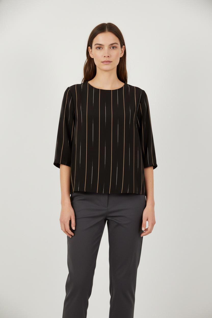 Blouse Noire - Taille S/36