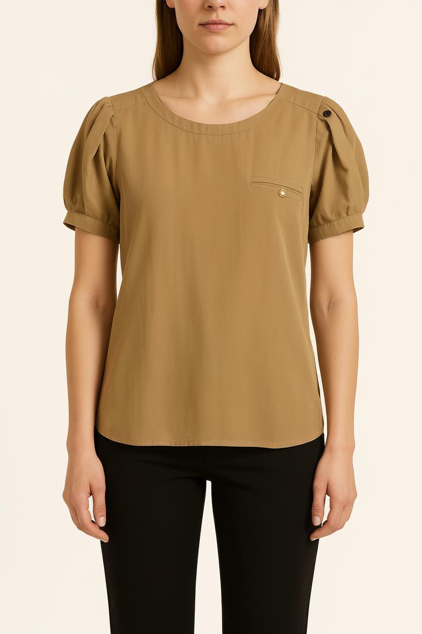Blouse Beige - Taille M/38