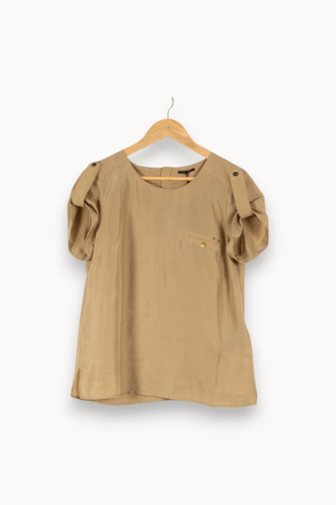 Blouse Beige - Taille M/38 de la marque IKKS | PARAD48338 - Vendu par Paradigme - Image 2