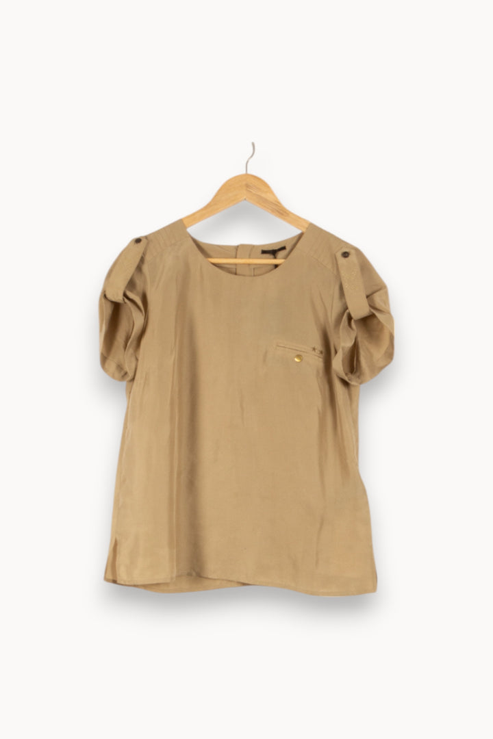 Blouse Beige - Taille M/38 de la marque IKKS | PARAD48338 - Vendu par Paradigme - Image 2