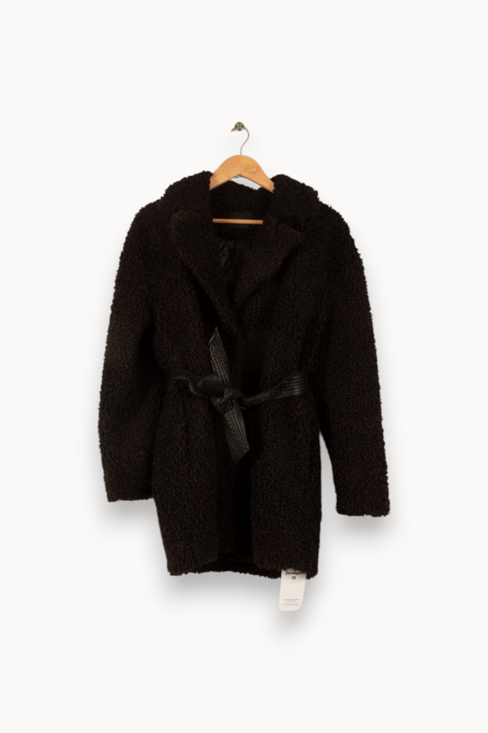 Manteau Long Noir - Taille M/38 de la marque IKKS | PARAD48340 - Vendu par Paradigme - Image 2