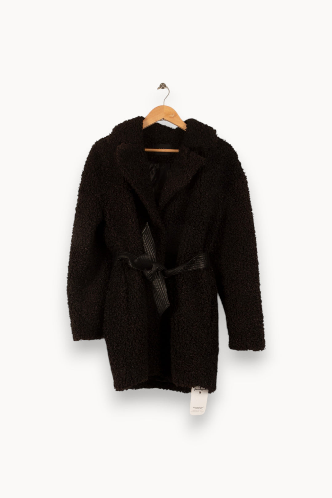 Manteau Long Noir - Taille M/38 de la marque IKKS | PARAD48340 - Vendu par Paradigme - Image 2