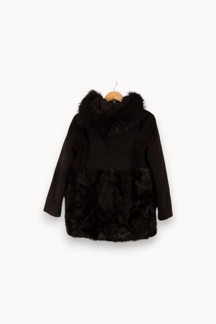 Manteau Long Noir - Taille S/36 de la marque Maje | PARAD48346 - Vendu par Paradigme - Image 4