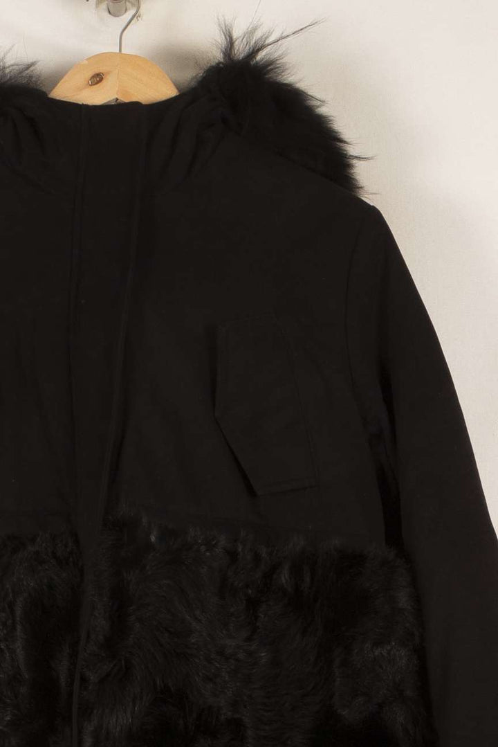 Manteau Long Noir - Taille S/36 de la marque Maje | PARAD48346 - Vendu par Paradigme - Image 3