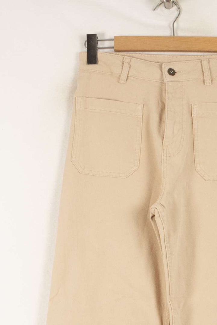 Jean Beige - Taille S/36 de la marque La Fée Maraboutée | PARAD48349 - Vendu par Paradigme - Image 3