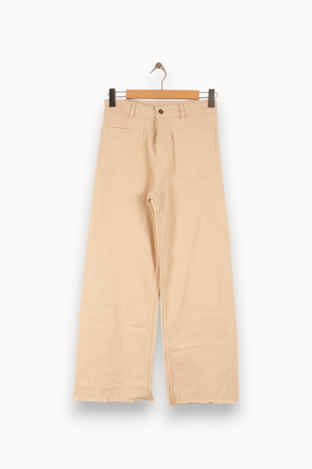 Jean Beige - Taille S/36 de la marque La Fée Maraboutée | PARAD48349 - Vendu par Paradigme - Image 2