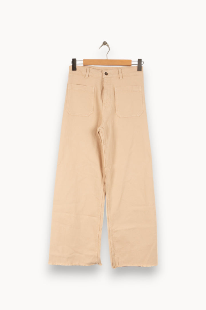 Jean Beige - Taille S/36 de la marque La Fée Maraboutée | PARAD48349 - Vendu par Paradigme - Image 2