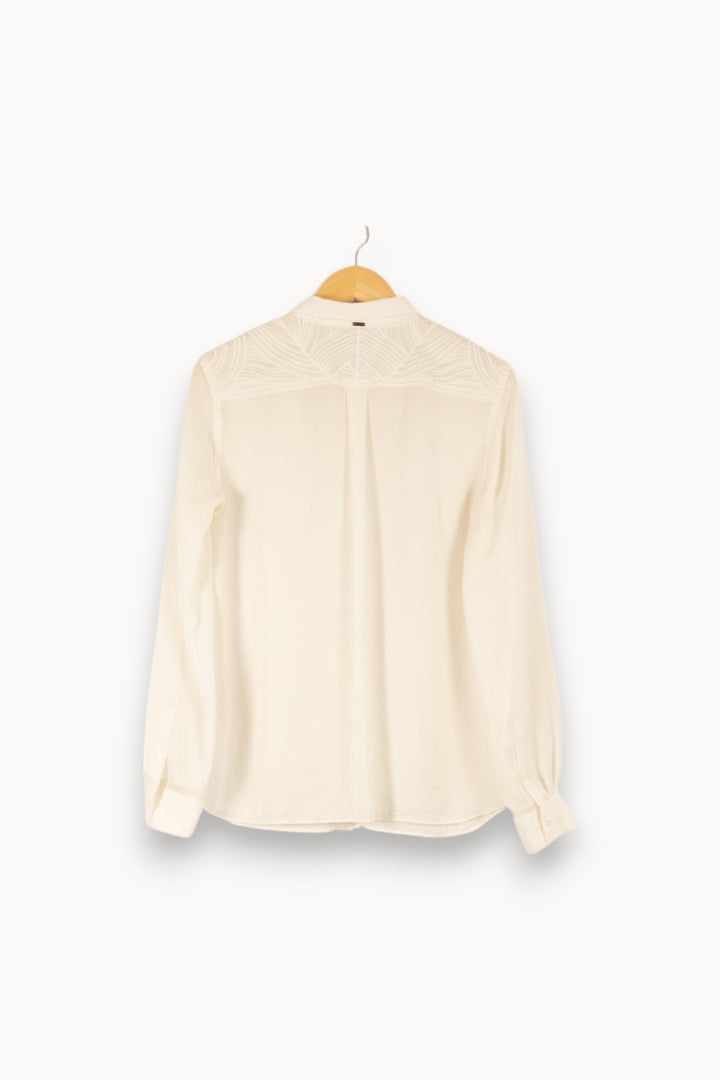 Chemise Blanche - Taille 40/L de la marque IKKS | PARAD48350 - Vendu par Paradigme - Image 4