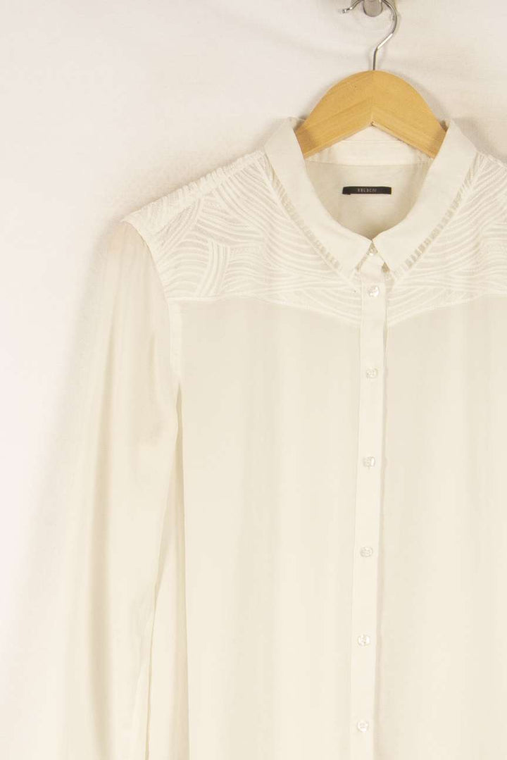 Chemise Blanche - Taille 40/L de la marque IKKS | PARAD48350 - Vendu par Paradigme - Image 3