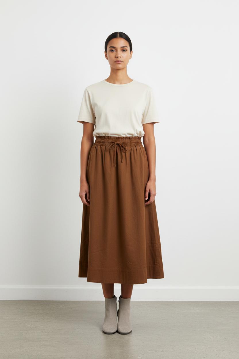 Jupe Longue Marron - Taille S/36