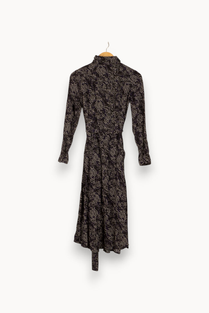 Robe Longue Bleu et Beige - Taille S/36 de la marque La Fée Maraboutée | PARAD48378 - Vendu par Paradigme - Image 4