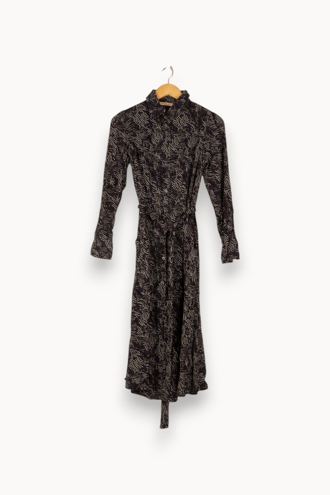 Robe Longue Bleu et Beige - Taille S/36 de la marque La Fée Maraboutée | PARAD48378 - Vendu par Paradigme - Image 2