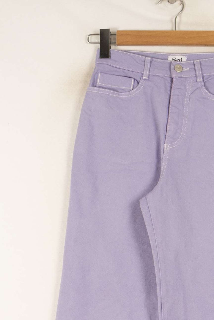 Jean Violet - Taille XS/34 de la marque Soi Paris | PARAD48383 - Vendu par Paradigme - Image 3