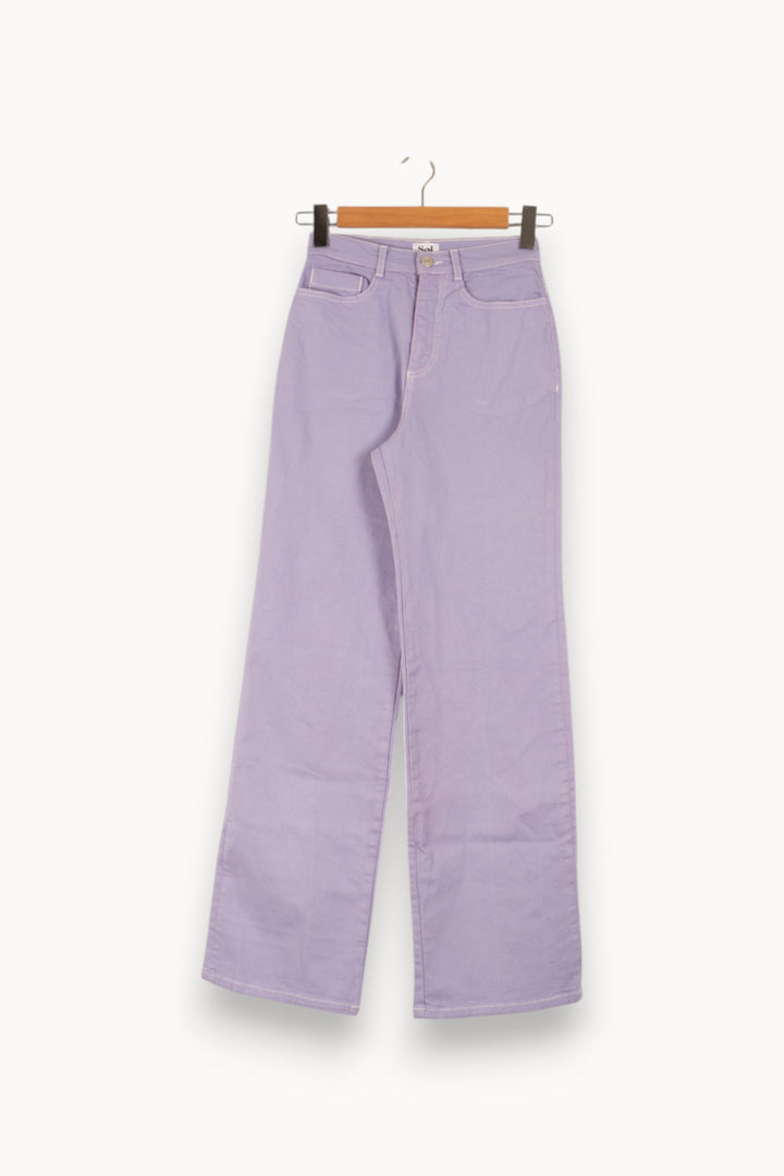 Jean Violet - Taille XS/34 de la marque Soi Paris | PARAD48383 - Vendu par Paradigme - Image 2