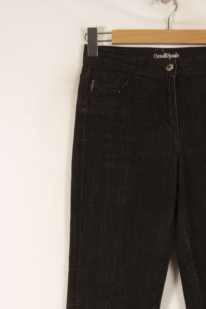 Jean Noir - Taille S/36 de la marque Caroll | PARAD48386 - Vendu par Paradigme - Image 3