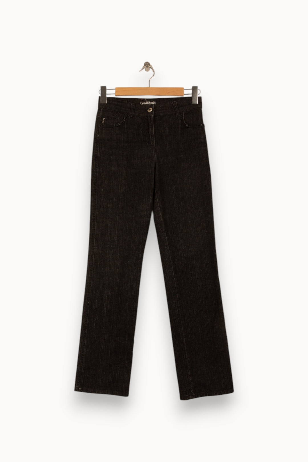 Jean Noir - Taille S/36 de la marque Caroll | PARAD48386 - Vendu par Paradigme - Image 2