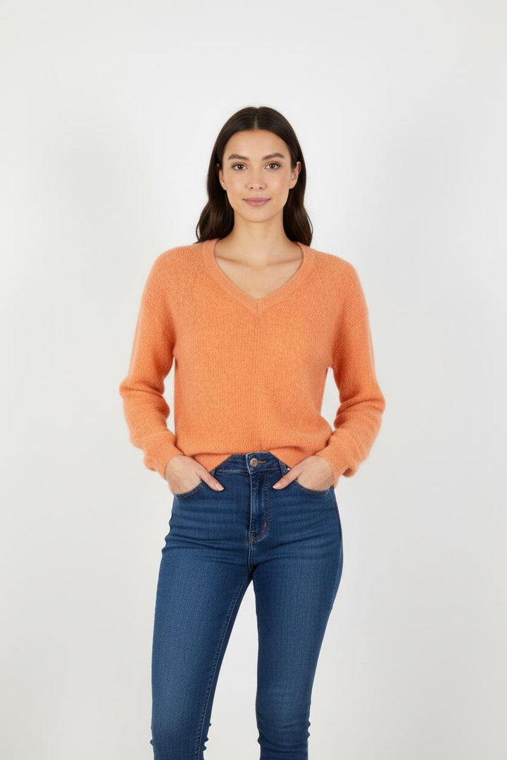 Pull Orange - Taille XS/34
