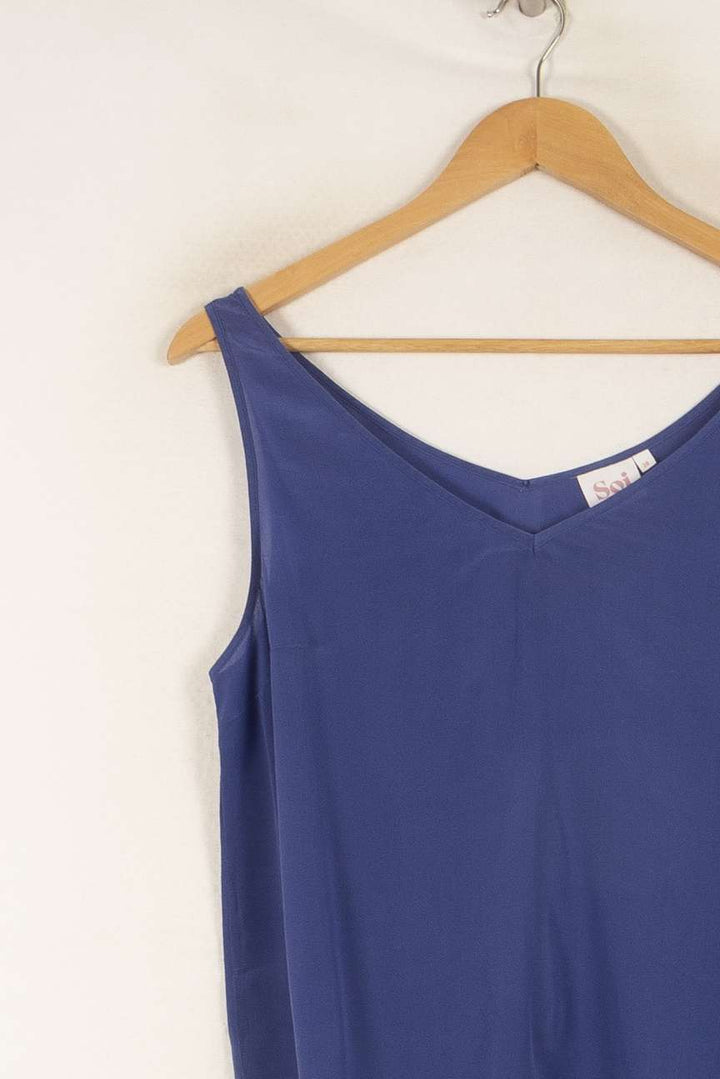 Débardeur Bleu - Taille M/38 de la marque Soi Paris | PARAD48389 - Vendu par Paradigme - Image 3