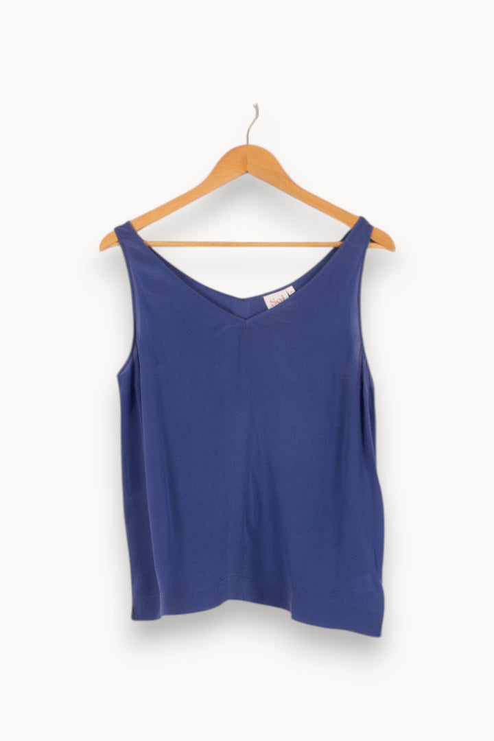 Débardeur Bleu - Taille M/38 de la marque Soi Paris | PARAD48389 - Vendu par Paradigme - Image 2
