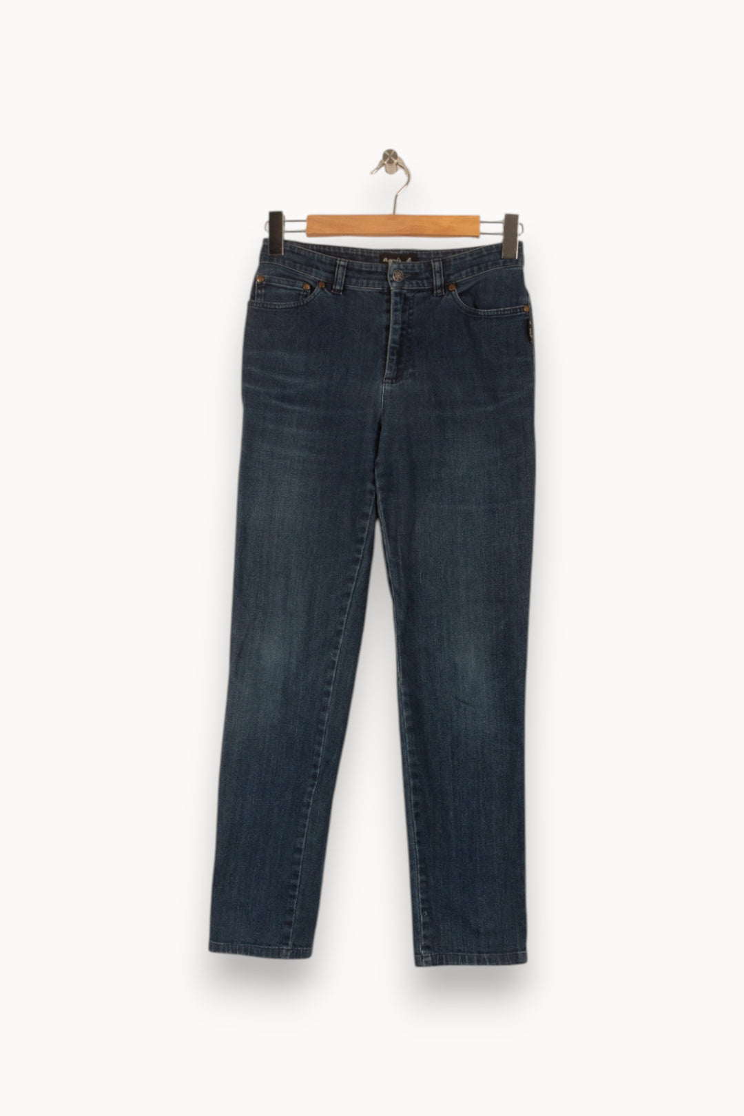 Jean Bleu - Taille M/38 de la marque Agnès b. | PARAD48390 - Vendu par Paradigme - Image 2