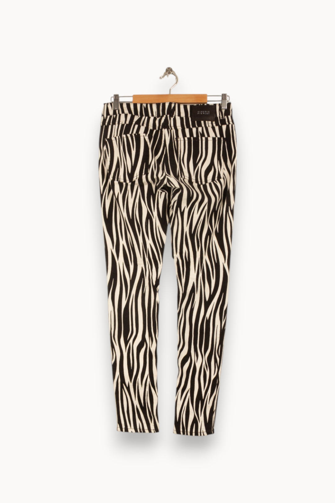 Pantalon Noir et Blanc - Taille M/38 de la marque Claudie Pierlot | PARAD48402 - Vendu par Paradigme - Image 4
