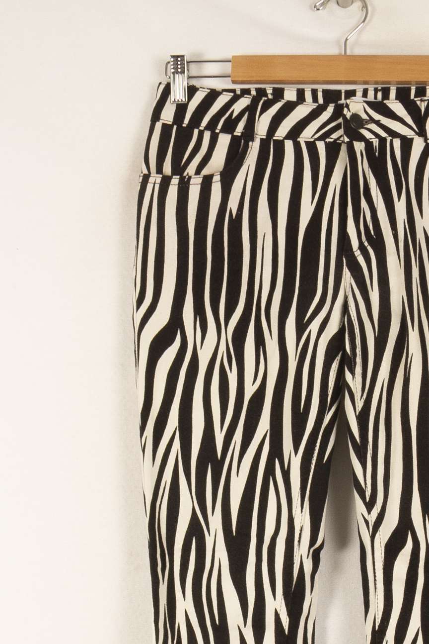 Pantalon Noir et Blanc - Taille M/38 de la marque Claudie Pierlot | PARAD48402 - Vendu par Paradigme - Image 3