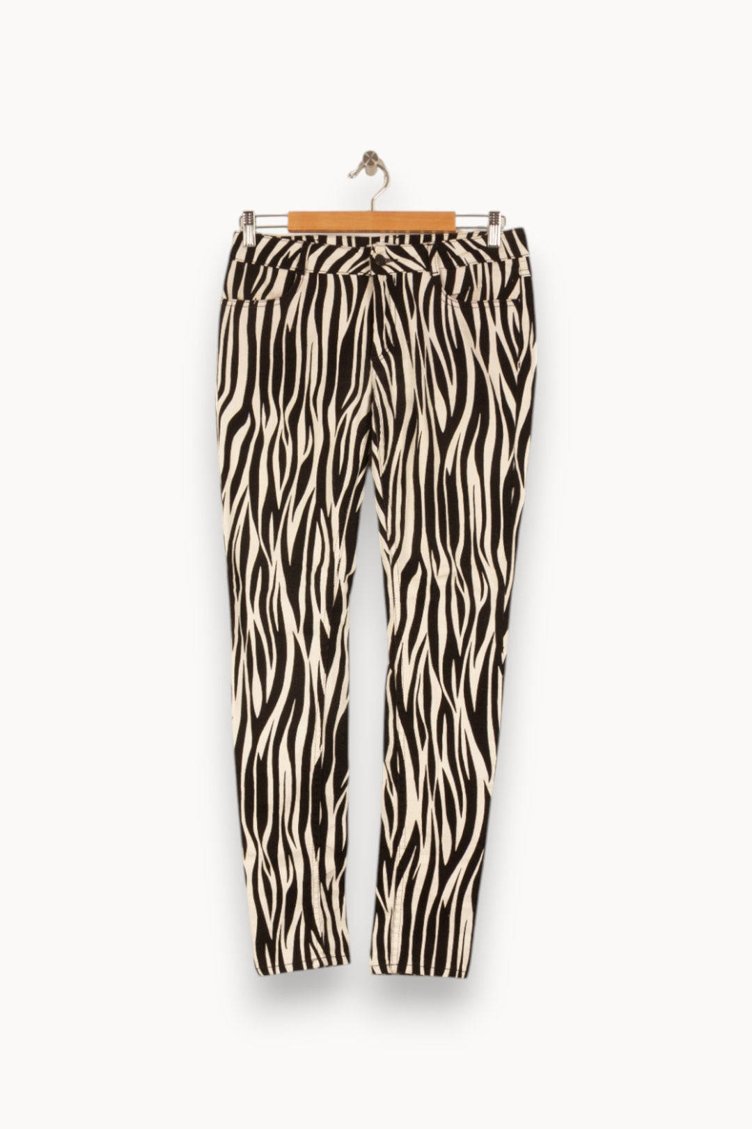 Pantalon Noir et Blanc - Taille M/38 de la marque Claudie Pierlot | PARAD48402 - Vendu par Paradigme - Image 2